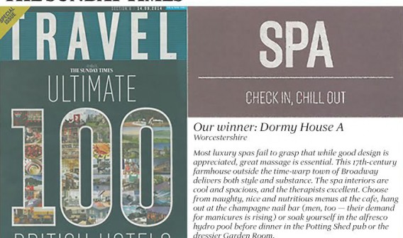 Sunday Times - 100 Ultimate Hotels - Sparcstudio