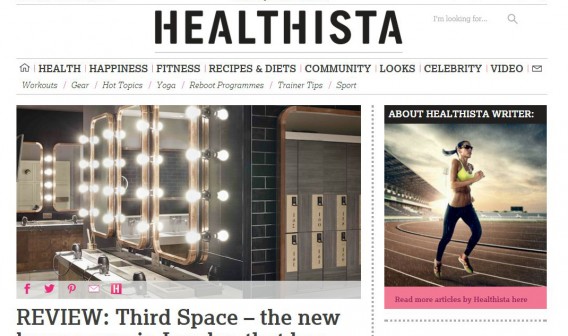 Healthista website review - Third Space - Tower Bridge